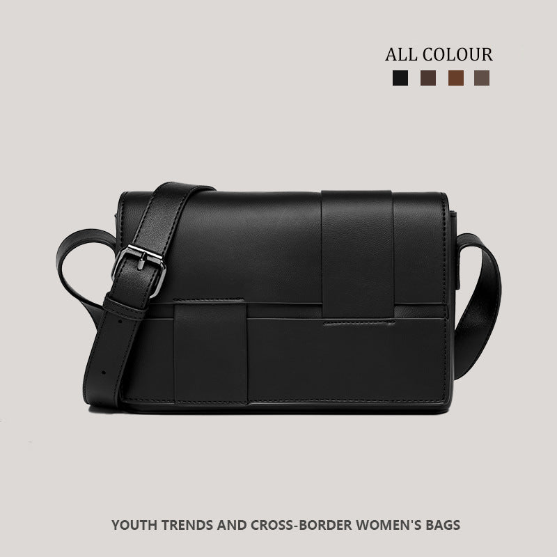 Yaya 2025 Spring\u002FSummer New: Unisex Woven Small Square Bag, Niche And Minimalist Design, Casual And Versatile for Everyday Wear, Full of Fashion