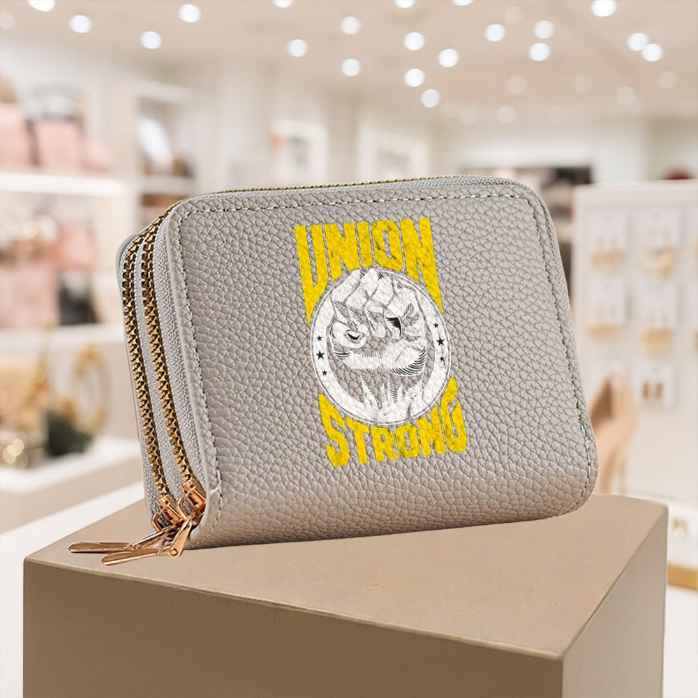 1pc Stylish Unisex Coin Purse with Fist Print, Casual Portable Wallet for Outdoor Sports and Daily Use