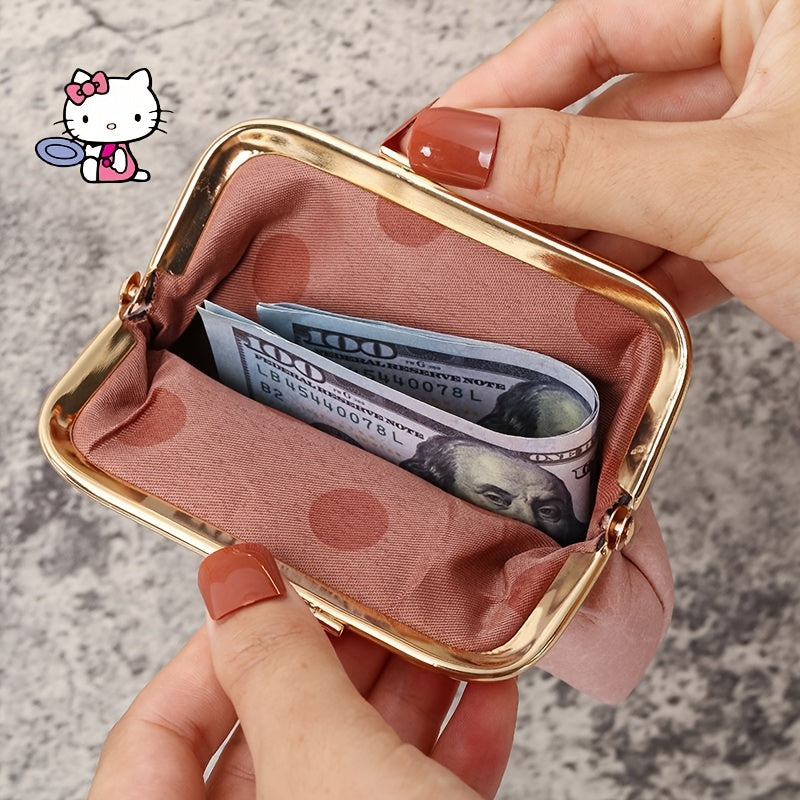 Sanrio Hello Kitty Women'S Coin Purse | Cute and Practical, Durable, Portable and Stylish, Features Positioning Printing