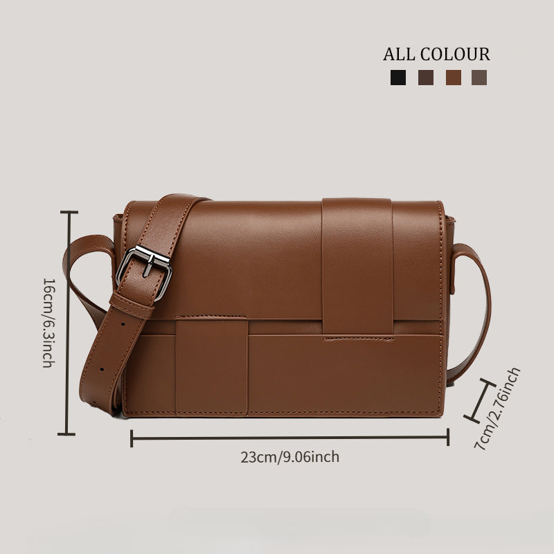 Yaya 2025 Spring\u002FSummer New: Unisex Woven Small Square Bag, Niche And Minimalist Design, Casual And Versatile for Everyday Wear, Full of Fashion