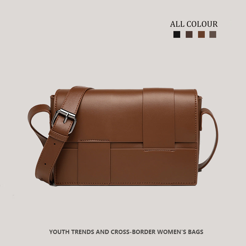 Yaya 2025 Spring\u002FSummer New: Unisex Woven Small Square Bag, Niche And Minimalist Design, Casual And Versatile for Everyday Wear, Full of Fashion