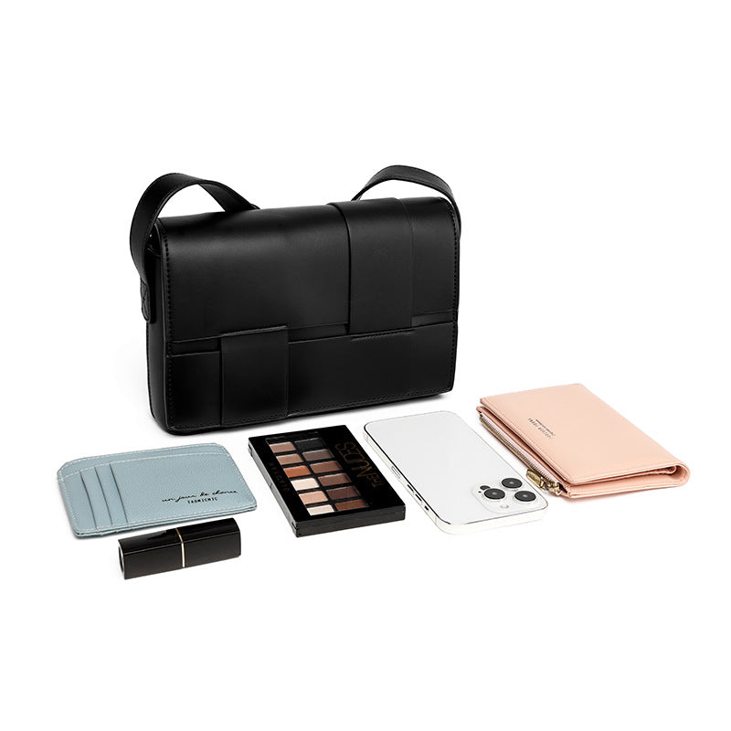 Yaya 2025 Spring\u002FSummer New: Unisex Woven Small Square Bag, Niche And Minimalist Design, Casual And Versatile for Everyday Wear, Full of Fashion