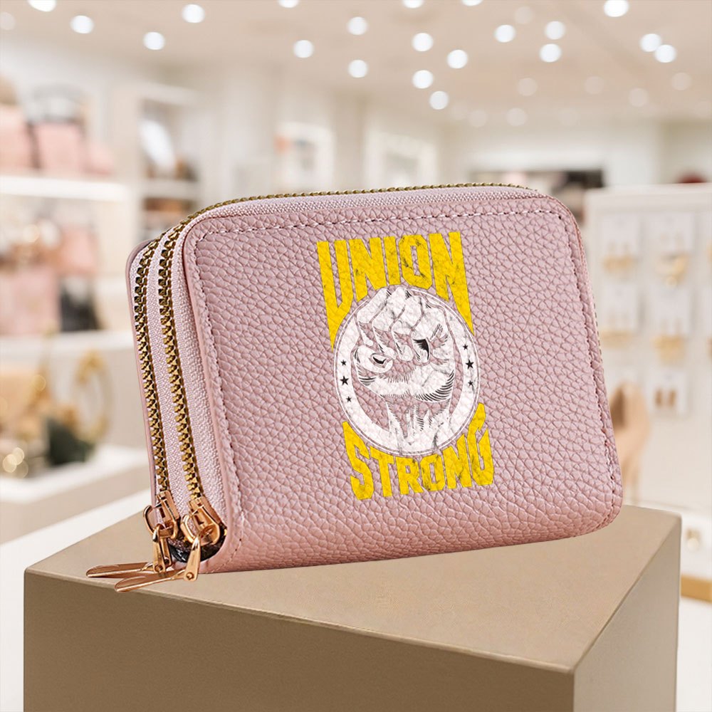 1pc Stylish Unisex Coin Purse with Fist Print, Casual Portable Wallet for Outdoor Sports and Daily Use