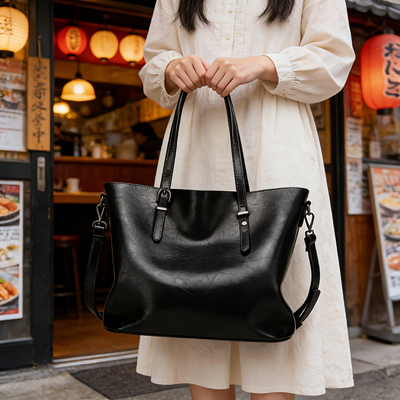 Ladies' Soft Genuine Leather Pillow Bag, Multi-Layer Zipper Storage, Light Luxury Minimalist Style, Convertible Shoulder and Crossbody Bag, Lightweight