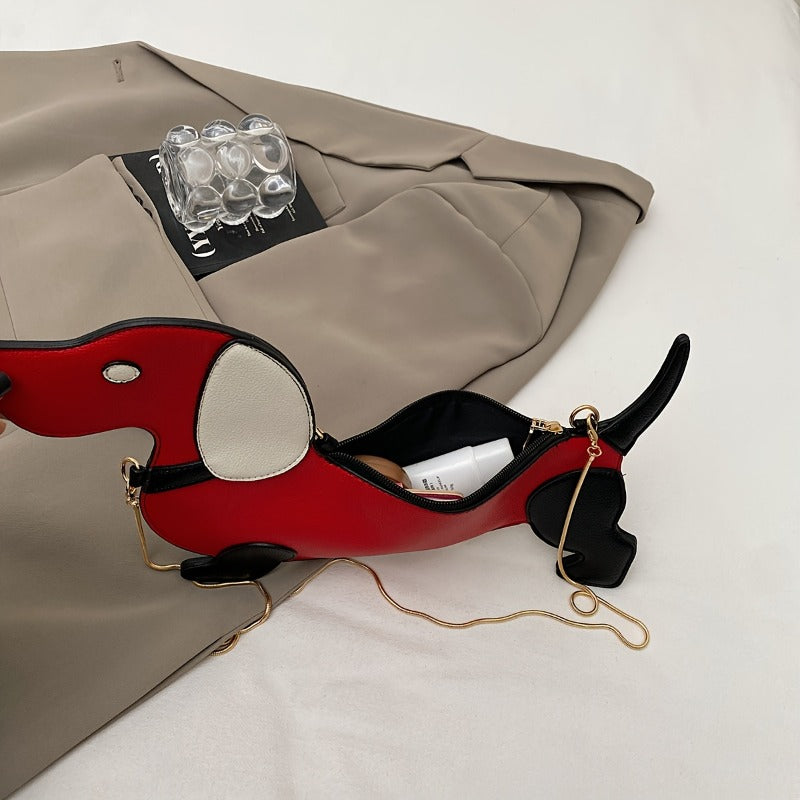 A Stylish And Adaptable Cute Puppy Shoulder Bag