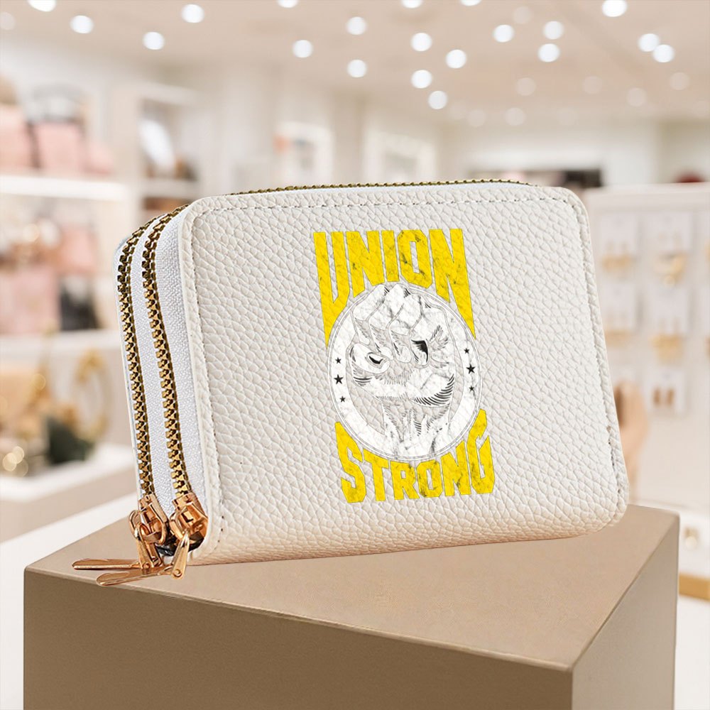 1pc Stylish Unisex Coin Purse with Fist Print, Casual Portable Wallet for Outdoor Sports and Daily Use