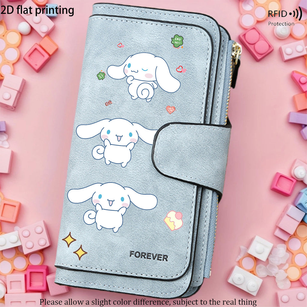 Sanrio Cinnamoroll Premium Business Coin Purse Large Capacity Solves the Hassle of Loose Change Essential Everyday Accessory Perfect for Business Trips, Travel, Shopping Ideal Gift for Ramadan, Eid, Valentine's Day, Birthdays