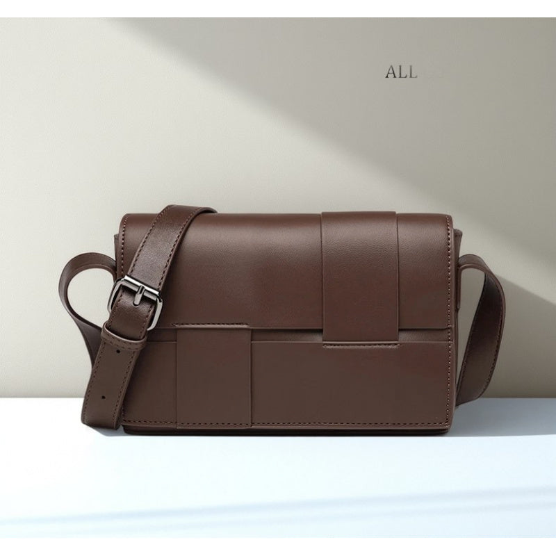 Yaya 2025 Spring\u002FSummer New: Unisex Woven Small Square Bag, Niche And Minimalist Design, Casual And Versatile for Everyday Wear, Full of Fashion