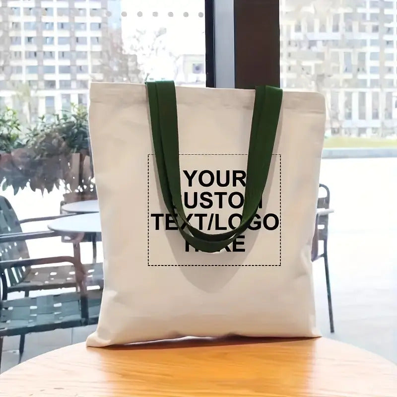 4\u002F6 Colorful Tote Bags, Canvas Bags with Custom Logo Patterns And Text, Foldable Shopping Bags, Printed Logo Canvas Bags Suitable for Advertising Campaigns, Personalized Birthday Gifts for Women, Wedding Bridesmaid Gift Bags