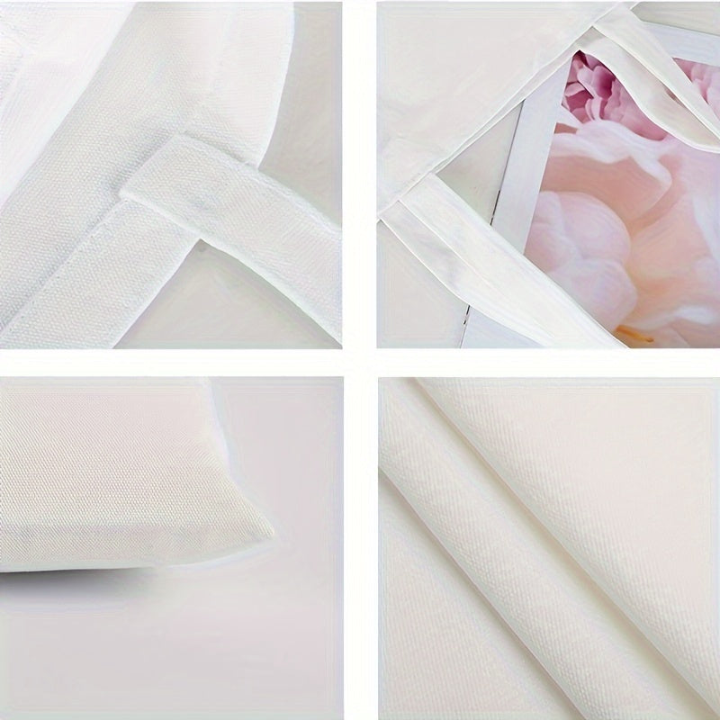 10pcs of Blank Canvas Bags, Hand-Painted Bags for Art Education, Holiday Event Gift Bags