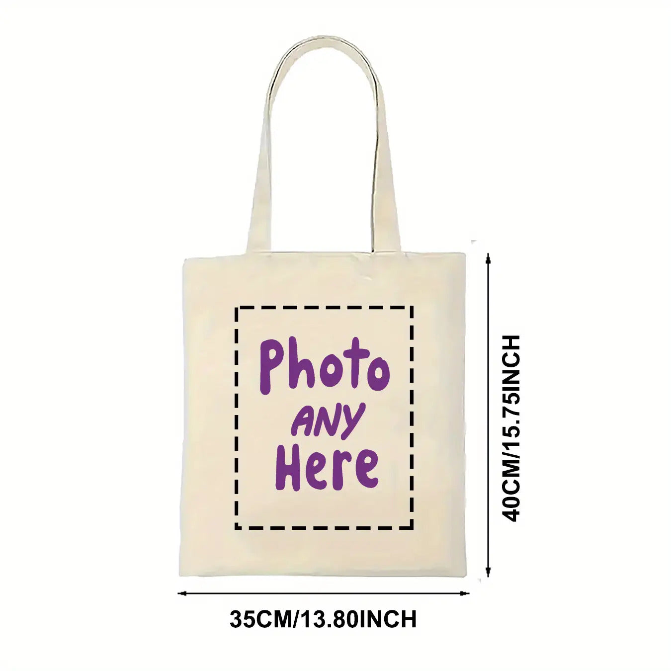 Gift for Her\u002FHim 5 Unique Logo Canvas Tote Bags - Durable, Washable, Perfect for Parties, Picnics, And Commuting - Large Capacity, Black with Purple Stitching, 13.78X15.75 Inches, Party Gift Bags | Stylish Tote Bags | Sturdy Handles