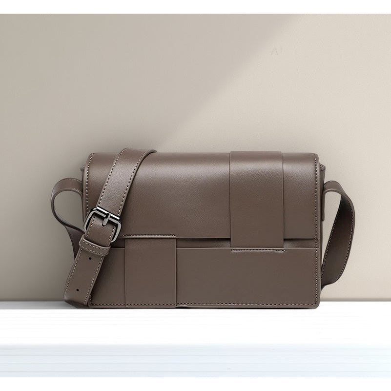 Yaya 2025 Spring\u002FSummer New: Unisex Woven Small Square Bag, Niche And Minimalist Design, Casual And Versatile for Everyday Wear, Full of Fashion