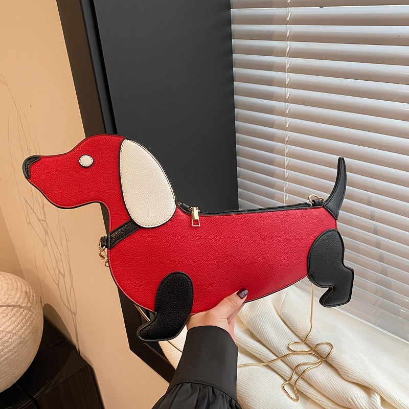 A Stylish And Adaptable Cute Puppy Shoulder Bag