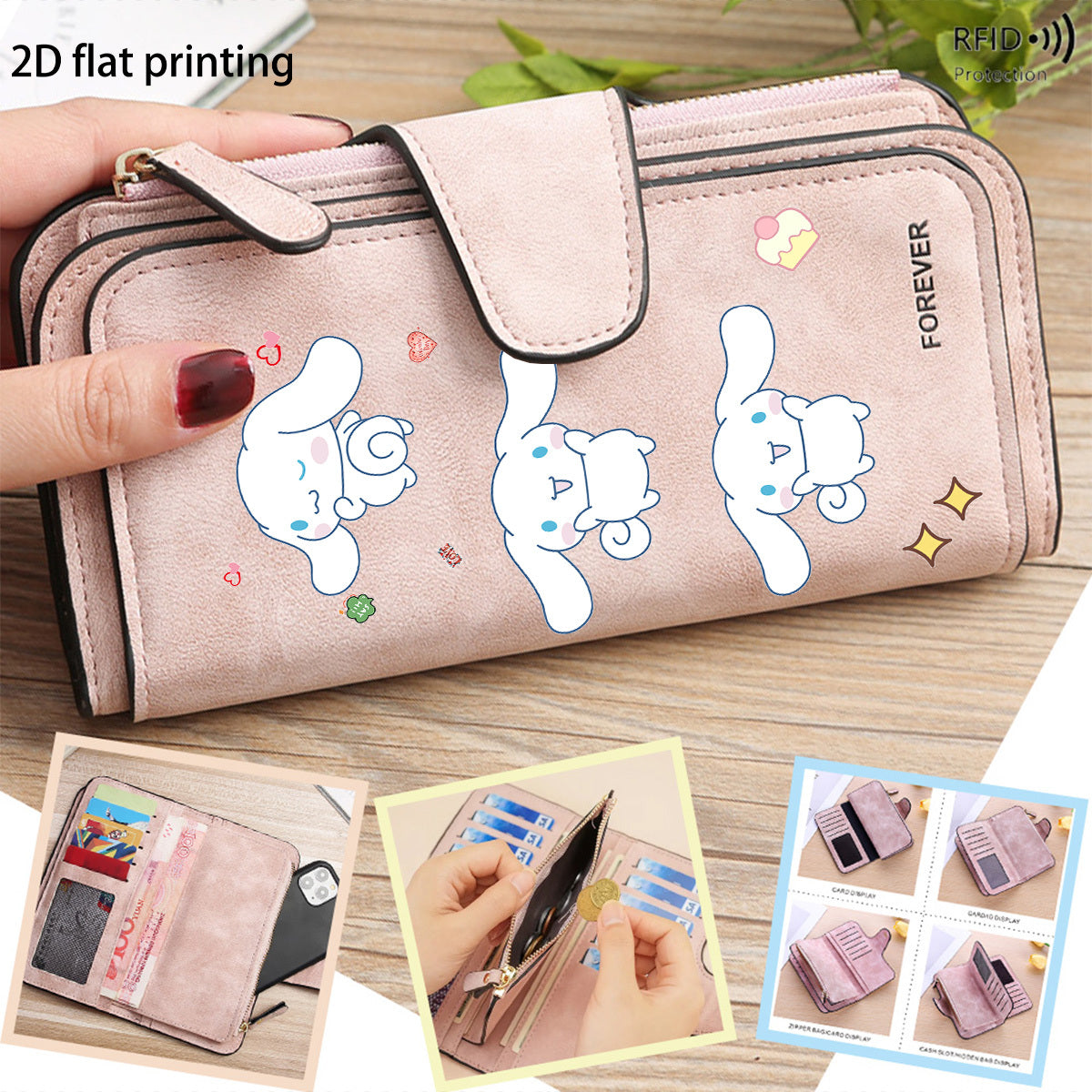 Sanrio Cinnamoroll Premium Business Coin Purse Large Capacity Solves the Hassle of Loose Change Essential Everyday Accessory Perfect for Business Trips, Travel, Shopping Ideal Gift for Ramadan, Eid, Valentine's Day, Birthdays