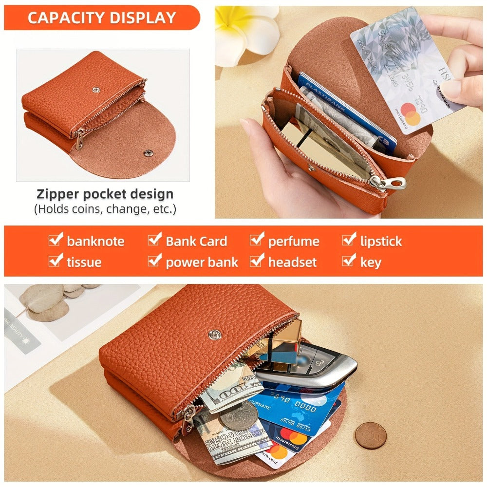 1pc Women's Mini Wallet - Retro Coin Purse, Multi-functional Card Case, Can Hold Small Accessories, Coin Wallet, Cash Compact Wallet, ID, Coins - Daily Carry